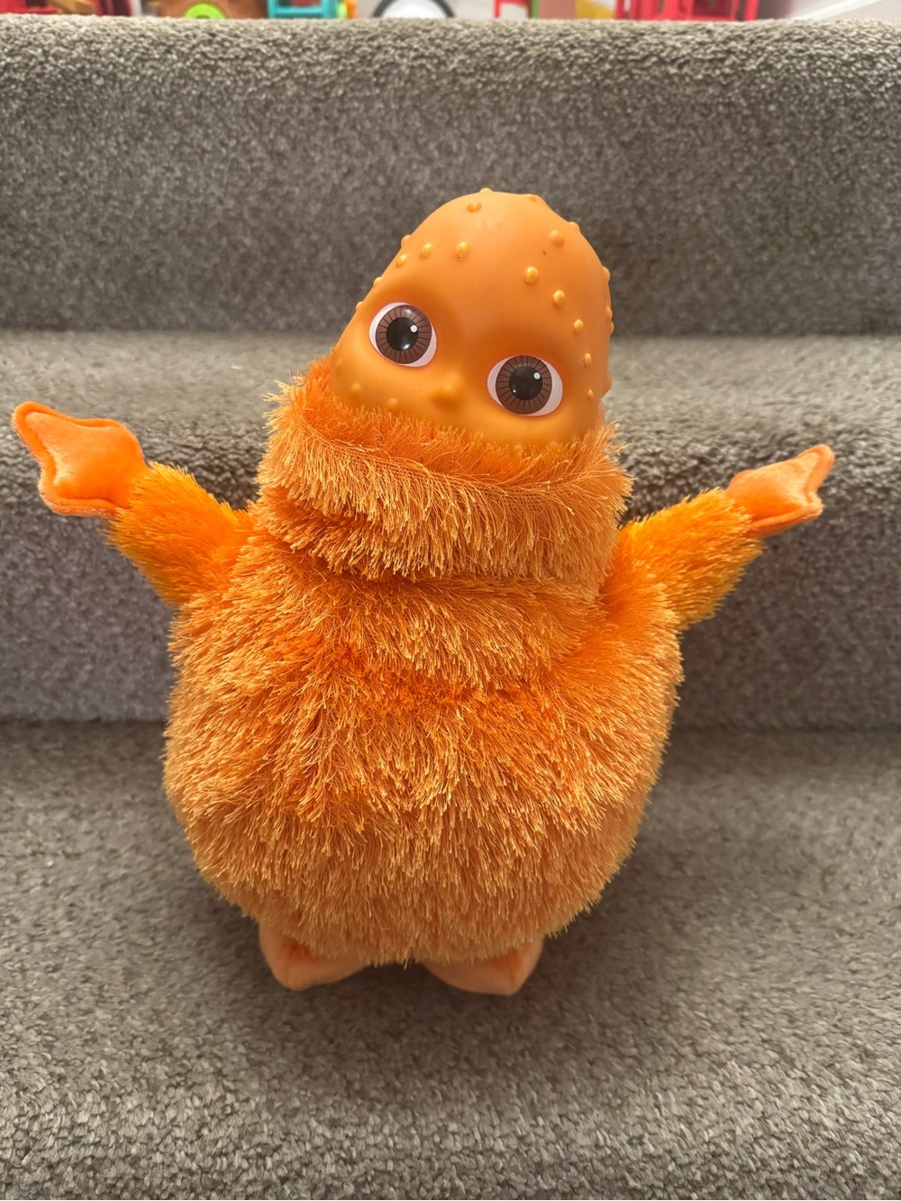 Vintage Hasbro 2004 Orange Animated Boohbah Zumbah Rare *Tested Works